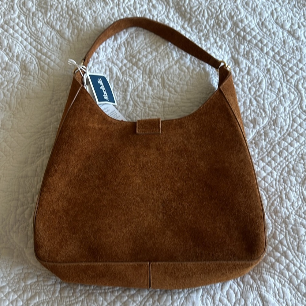 Viola Castellani Brown Suede Women's Bag - Picture 6 of 10